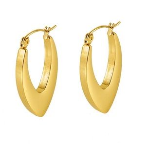 Pointed U Earrings